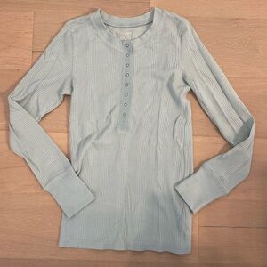 Aerie waffle Henley, size small